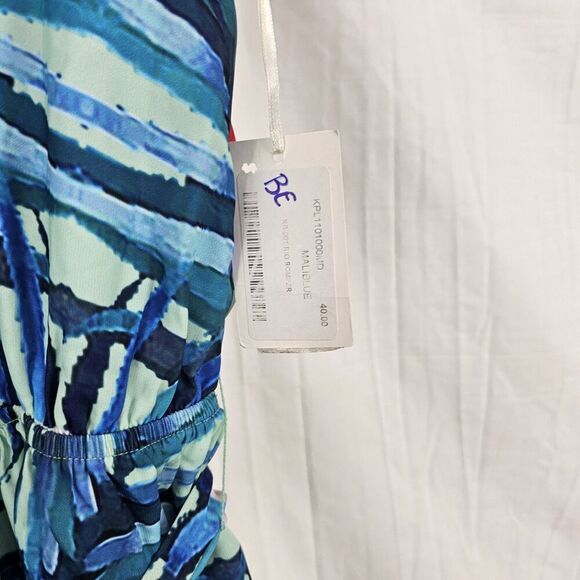 Kinnucans Rio Romper Maliblue Women's Size Medium Hawaiian Printed - Picture 4 of 7